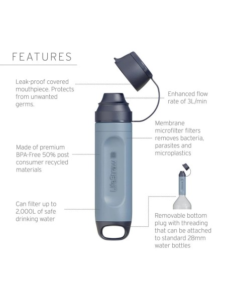 LifeStraw Peak Series Solo Waterfilter (mountain blue)