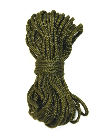 Bushcraft paracord nöör, 15m (oliivroheline)