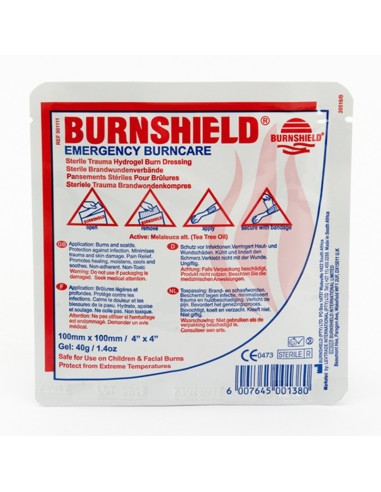 Burnshield® hüdrogeel põletusside 10x10 cm