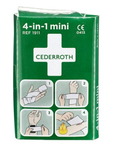 Cederroth 4-in-1 steriilne sidumispakend (3m x 10cm)