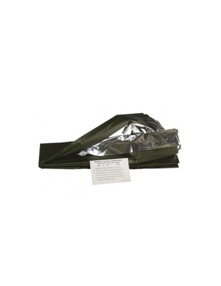 Mil-Tec Emergency Blanket (olive/silver)