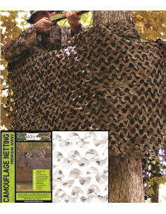 Mil-Tec talvine camovõrk 3x3m