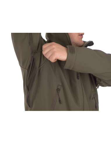 Outrider T.O.R.D Softshell AR jope, kapuutsiga (ranger green)