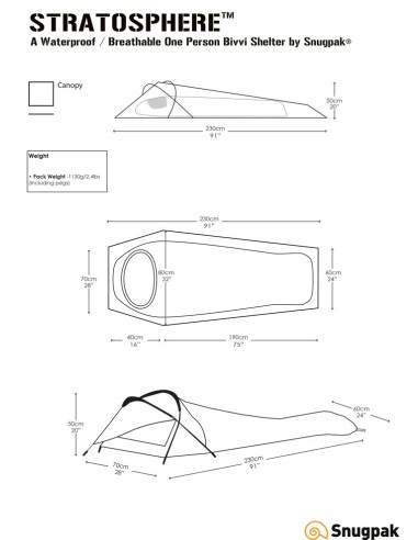 Snugpak Stratosphere bivvi bag (olive)