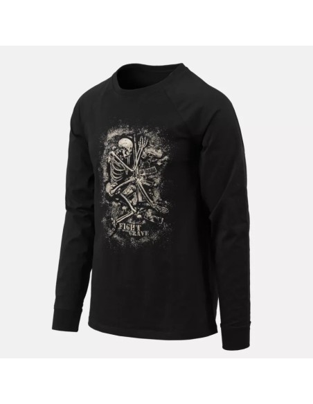 Helikon-Tex T-shirt Long Sleeve (Fight to the grave) Cotton