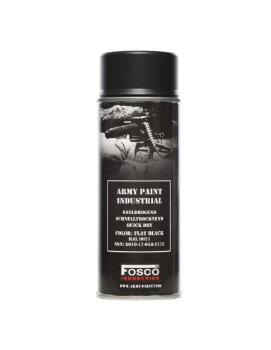 Fosco spray paint flat black (RAL9021)