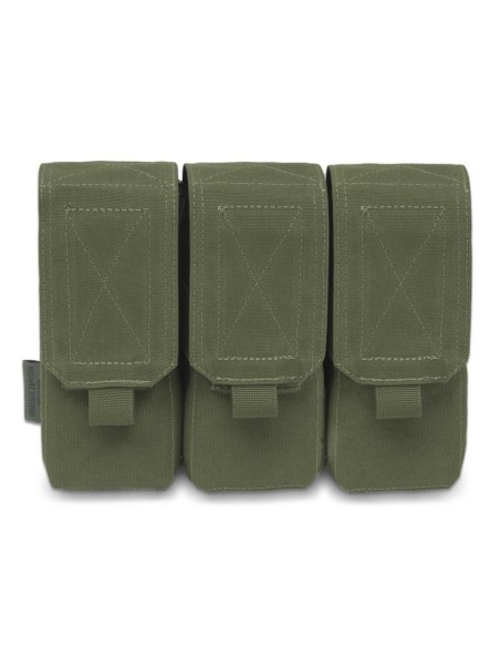 Warrior M4 TRIPLE mag pouch (olive)