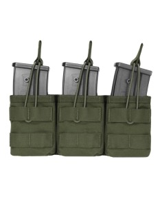Warrior G36 TRIPLE open mag pouch (olive)