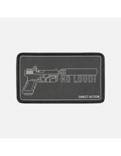 Direct Action Patch NO LOUD! - Black