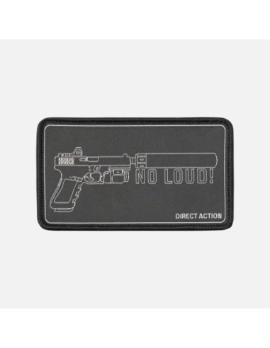 Direct Action Patch NO LOUD! - Black