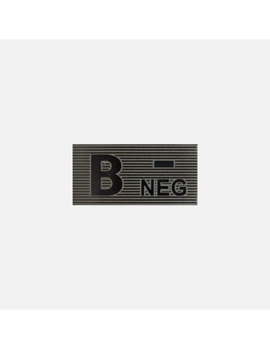 Direct Action B Rh- Blood Type Patch - Polyester Blend