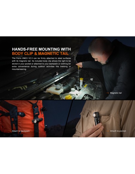 Fenix HM23 V2.0 Pealamp