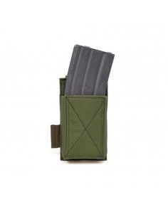 Warrior Single Elastic Mag Pouch - olive
