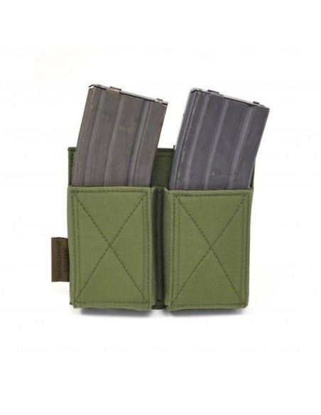 Warrior Double Elastic Mag Pouch - olive