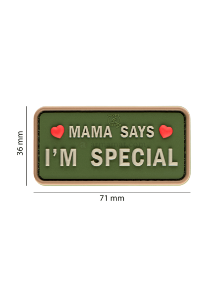 Mama Says I'm Special Rubber Patch