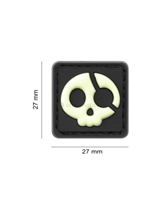 Piraadi pealuu PVC Embleem 2