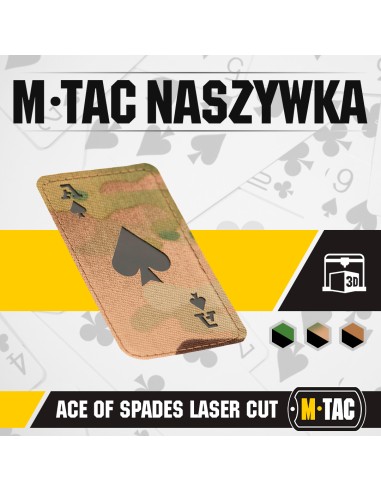 M-TAC Ace of Spades Laser Cut Embleem Cordura...