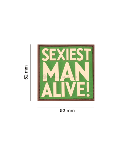Sexiest Man Alive PVC Embleem