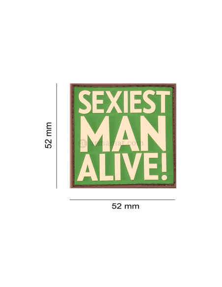 Sexiest Man Alive PVC Embleem