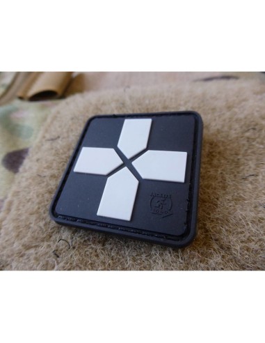 Red Cross Rubber Patch 40mm