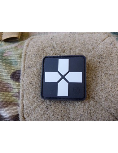 Red Cross Rubber Patch 40mm