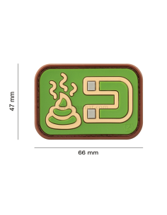 Shit Magnet Rubber Patch 2