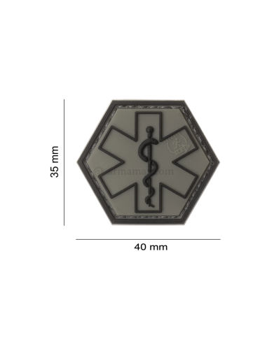 Paramedic Hexagon Rubber Patch