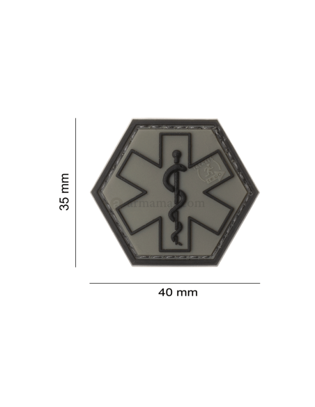 Paramedic Hexagon Rubber Patch