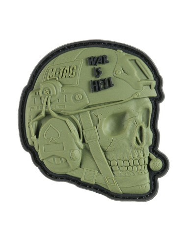 M-TAC War is Hell 3D PVC Embleem (erinevad värvid)