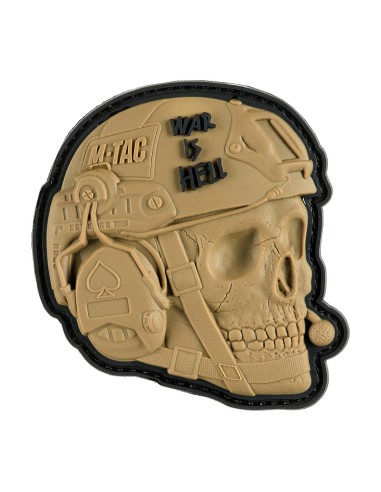M-TAC War is Hell 3D PVC Embleem (erinevad värvid)