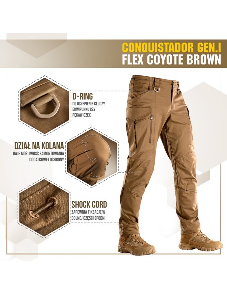 M-TAC Taktikalised Püksid Conquistador Gen. I Flex Ripstop (erinevad värvid)