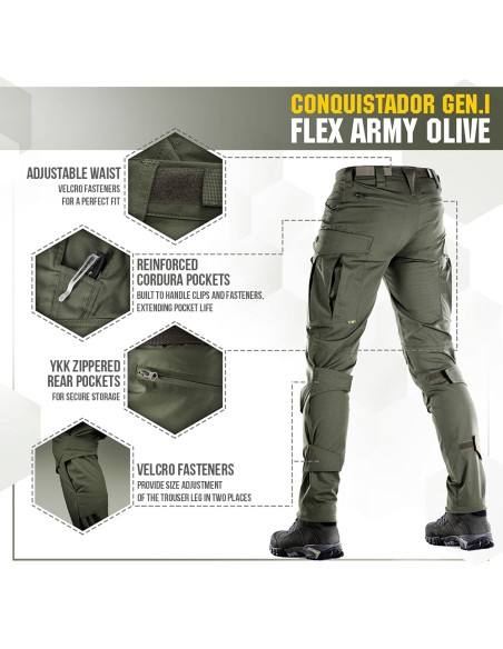 M-TAC Taktikalised Püksid Conquistador Gen. I Flex Ripstop (erinevad värvid)