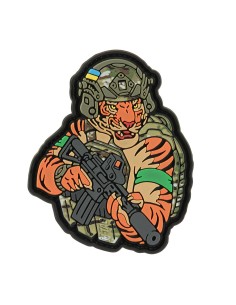 M-TAC Patch Tiger Green PVC