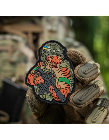 M-TAC Embleem Tiger Green PVC