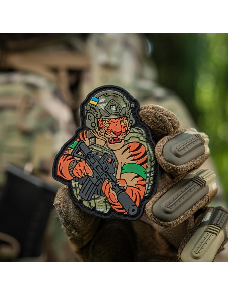 M-TAC Embleem Tiger Green PVC