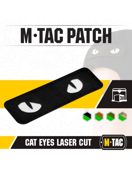 M-TAC CAT EYES Laser Cut Embleem Cordura 500D (erinevad värvid)