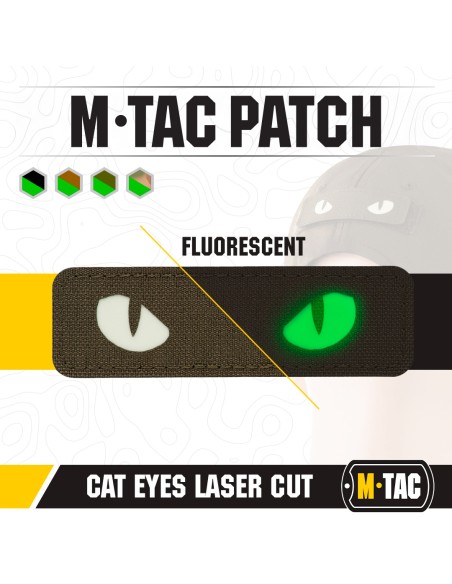 M-TAC CAT EYES Laser Cut Embleem Cordura 500D (erinevad värvid)