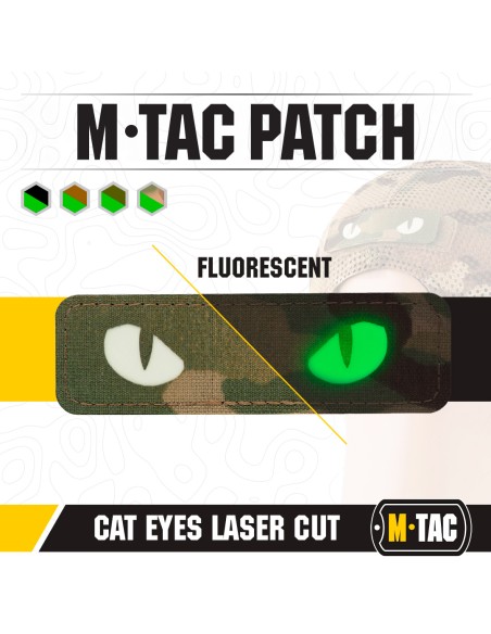 M-TAC CAT EYES Laser Cut Embleem Cordura 500D (erinevad värvid)