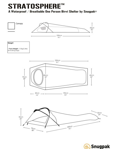 Snugpak Stratosphere bivvi bag (olive)