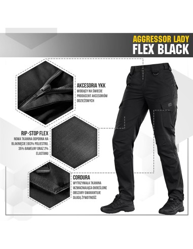 M-TAC Aggressor Lady Flex Tactical Pants...