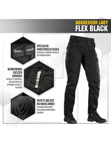 M-TAC Aggressor Lady Flex Tactical Pants...