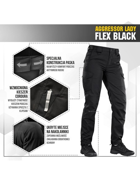 M-TAC Aggressor Lady Flex Tactical Pants (various colors)