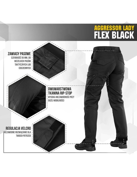 M-TAC Aggressor Lady Flex Tactical Pants (various colors)
