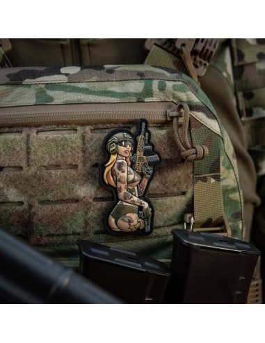 M-TAC Tactical Girl 4 PVC Patch (various colors)