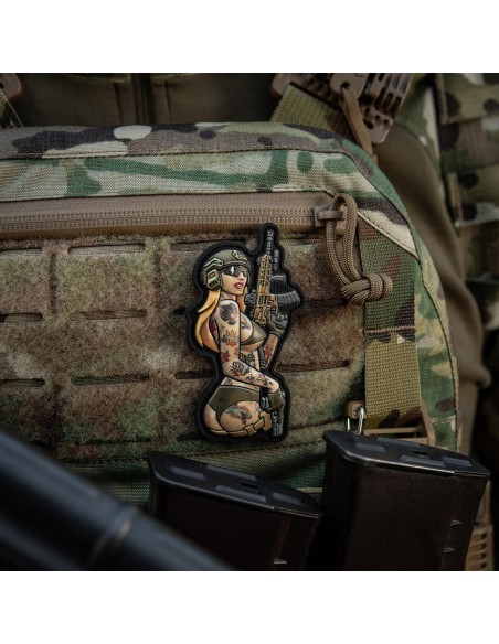 M-TAC Tactical Girl 4 PVC Patch (various colors)