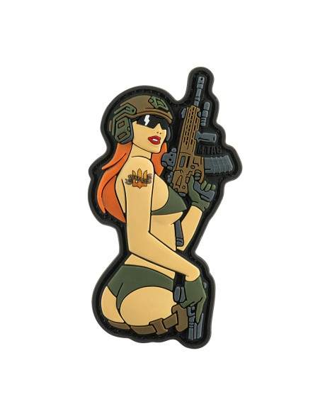 M-TAC Tactical Girl 4 PVC Patch (various colors)