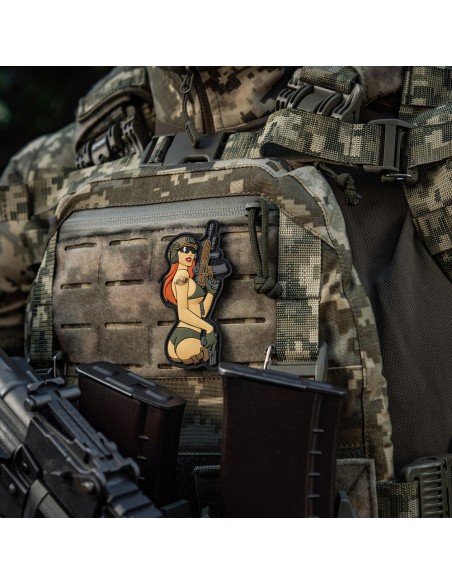 M-TAC Tactical Girl 4 PVC Patch (various colors)