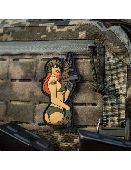 M-TAC Tactical Girl 4 PVC Patch (various colors)