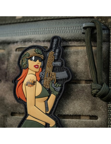 M-TAC Tactical Girl 4 PVC Patch (various colors)