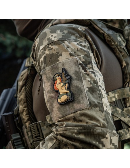 M-TAC Tactical Girl 4 PVC Patch (various colors)
